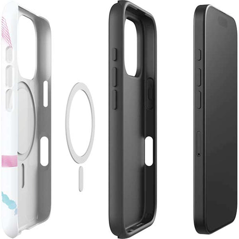 Violet Harmony (Hummingbird) iPhone 16 Pro Magsafe Impact Case