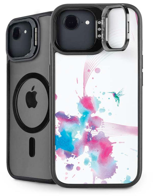 Violet Harmony (Hummingbird) iPhone 16e Kickstand Case