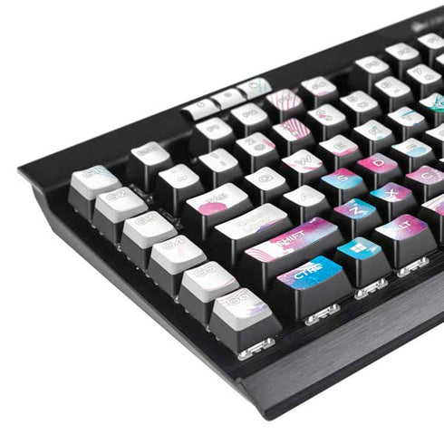 Violet Harmony (Hummingbird) K95 RGB PLATINUM Mechanical Gaming Keyboard Skin