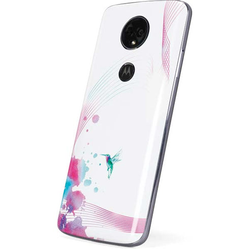 Violet Harmony (Hummingbird) Moto E5 Plus Skin