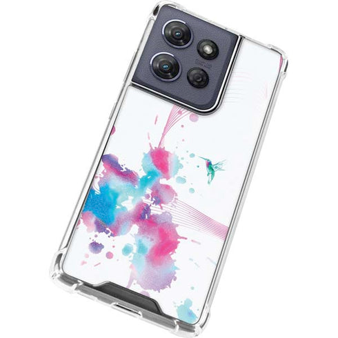 Violet Harmony (Hummingbird) Moto G Play 5G (2025) Clear Case