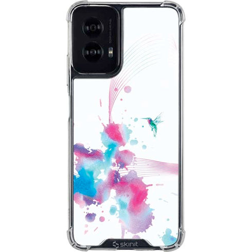 Violet Harmony (Hummingbird) Moto G Power 5G (2024) Clear Case