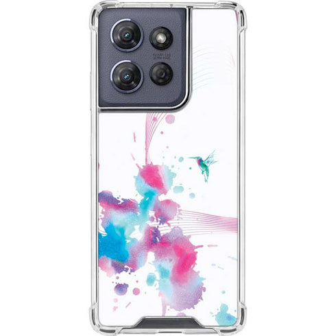 Violet Harmony (Hummingbird) Moto G Stylus 5G (2025) Clear Case