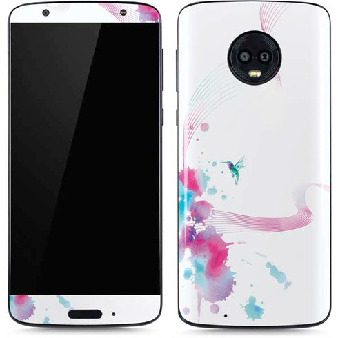 Violet Harmony (Hummingbird) Moto G6 Skin