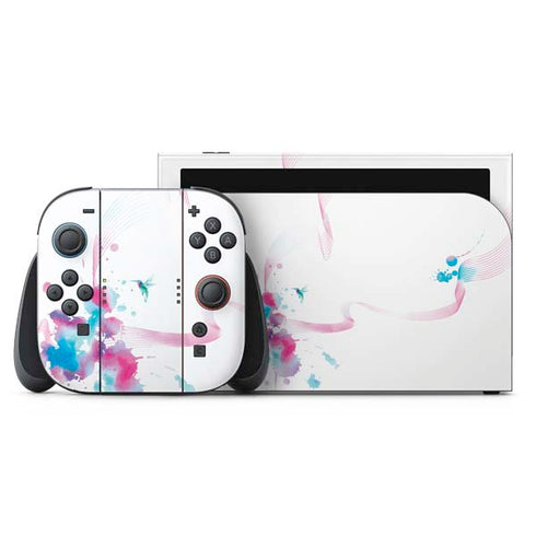 Violet Harmony (Hummingbird) Nintendo Switch 2 (2025) with Joy-Con Skin