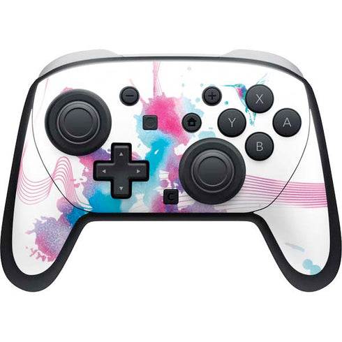 Violet Harmony (Hummingbird) Nintendo Switch 2 (2025) Pro Controller Skin