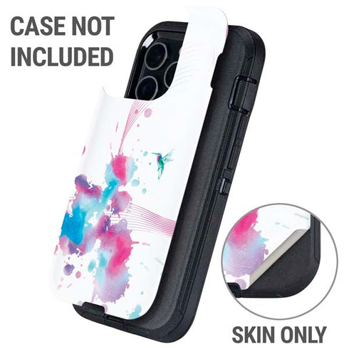 Violet Harmony (Hummingbird) Otterbox Defender iPhone Skin