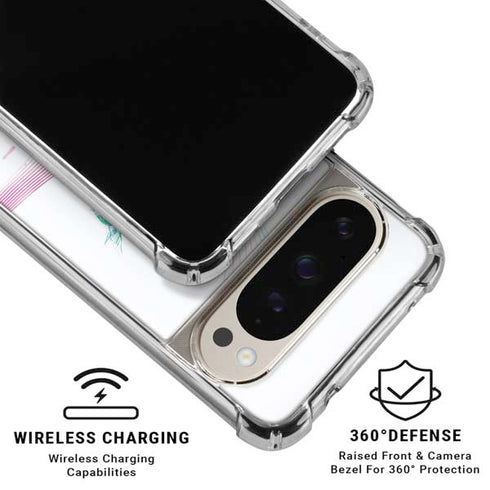 Violet Harmony (Hummingbird) Pixel 9/9 Pro Clear Case