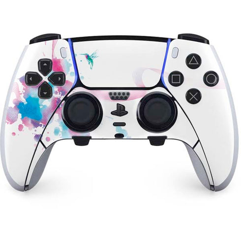 Violet Harmony (Hummingbird) PS5 DualSense Edge Pro Controller Skin