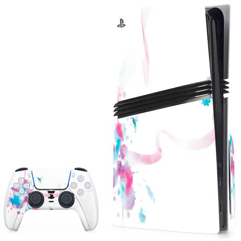 Violet Harmony (Hummingbird) PS5 Pro Disk Bundle Skin