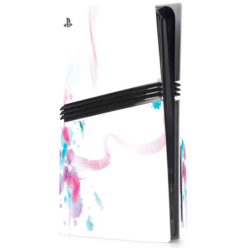 Violet Harmony (Hummingbird) PS5 Pro Disk Console Skin