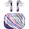 Violet Watercolor Geode AirPods Skins