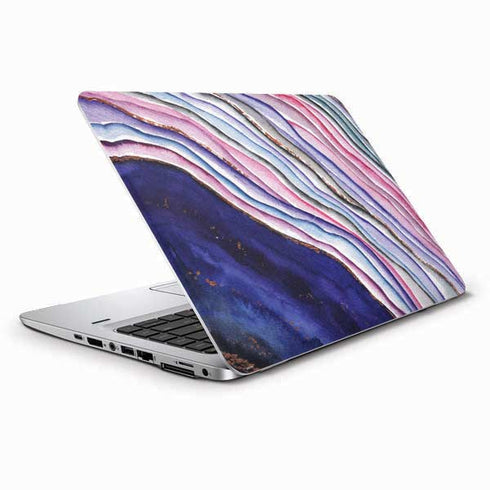 Violet Watercolor Geode HP Elitebook Skin