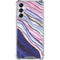 Violet Watercolor Geode Gabb Phone 4 Clear Case