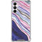Violet Watercolor Geode Galaxy A16 5G Clear Case