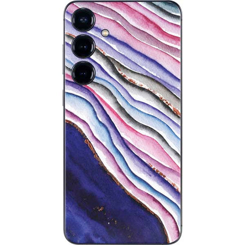Violet Watercolor Geode Galaxy A16 5G Skin