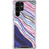 Violet Watercolor Geode Galaxy S23 Ultra Clear Case