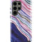 Violet Watercolor Geode Galaxy S23 Ultra Pro Case