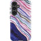 Violet Watercolor Geode Galaxy S25 Plus Impact Case