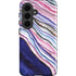 Violet Watercolor Geode Galaxy S26 Impact Case