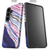 Violet Watercolor Geode Galaxy S26 Impact Case