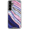 Violet Watercolor Geode Galaxy S26 Plus Clear Case