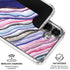 Violet Watercolor Geode Galaxy S26 Plus Clear Case
