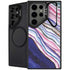 Violet Watercolor Geode Galaxy S26 Ultra Kickstand Case
