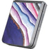 Violet Watercolor Geode Galaxy Z Flip6 Skin