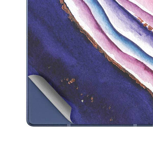 Violet Watercolor Geode Galaxy Z Fold6 Skin