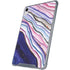 Violet Watercolor Geode iPad 11th Gen (2025) Clear Case