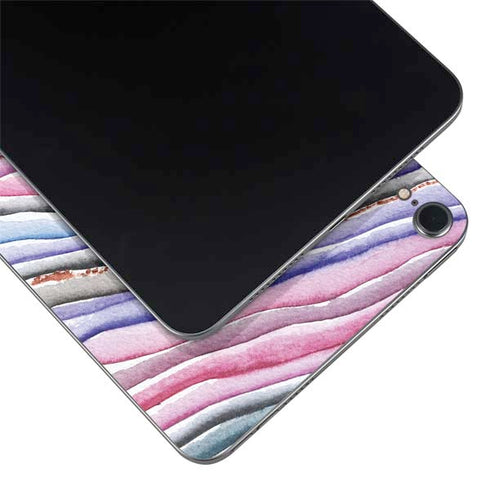 Violet Watercolor Geode Apple iPad Mini Skin
