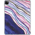 Violet Watercolor Geode iPad Pro 11in (2024) Clear Case