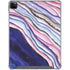 Violet Watercolor Geode iPad Cases