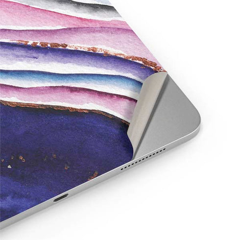 Violet Watercolor Geode iPad Pro 13in M4 (2024) Skin
