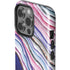 Violet Watercolor Geode iPhone 15 Pro Impact Case