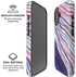 Violet Watercolor Geode iPhone 16 Magsafe Impact Case
