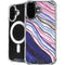 Violet Watercolor Geode iPhone 16 Plus MagSafe Case