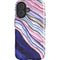 Violet Watercolor Geode iPhone 16 Plus Magsafe Impact Case