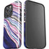 Violet Watercolor Geode iPhone 16 Pro Impact Case