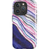 Violet Watercolor Geode iPhone 16 Pro Magsafe Impact Case