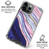 Violet Watercolor Geode iPhone 16 Pro Max Clear Case