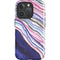 Violet Watercolor Geode iPhone 16 Pro Max Impact Case