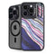 Violet Watercolor Geode iPhone 16 Pro Max Kickstand Case