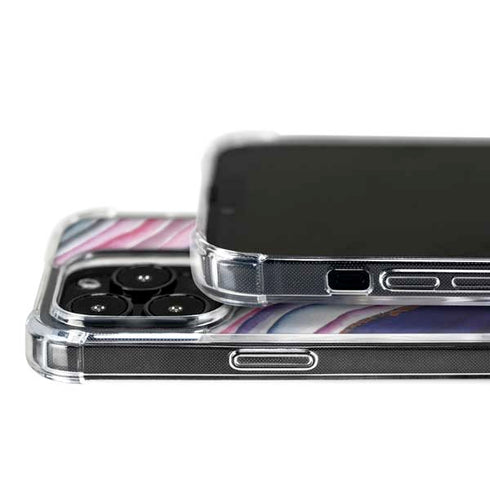 Violet Watercolor Geode iPhone 16 Pro Max MagSafe Case