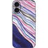 Violet Watercolor Geode iPhone 16 Skin