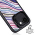 Violet Watercolor Geode iPhone 16e Kickstand Case
