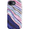 Violet Watercolor Geode iPhone 16e Impact Case