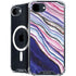 Violet Watercolor Geode iPhone 16e MagSafe Case