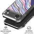 Violet Watercolor Geode iPhone 17 Air Clear Case